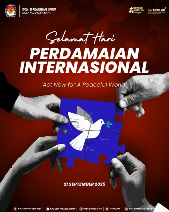 Selamat Hari Perdamaian Internasional 21 September 2025