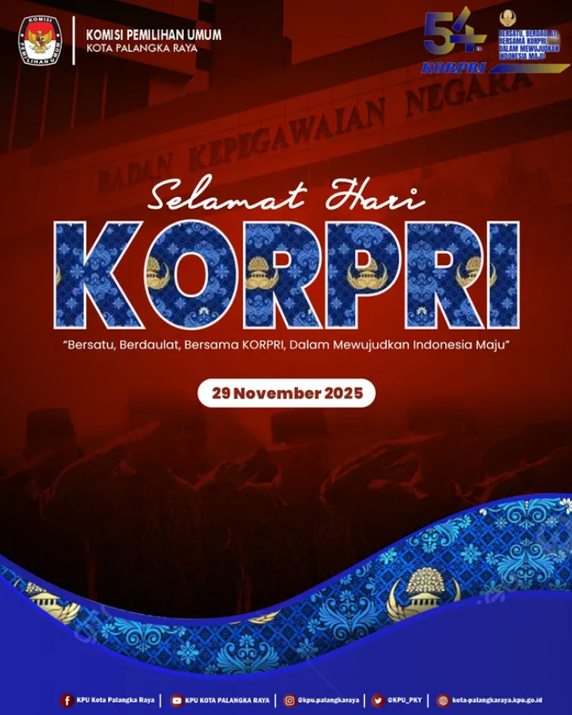 Selamat Hari Korpri 29 November 2025