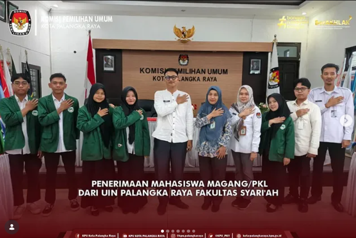 Penerimaan Mahasiswa Magang/PKL dari UIN Palangka Raya Fakultas Syari'ah