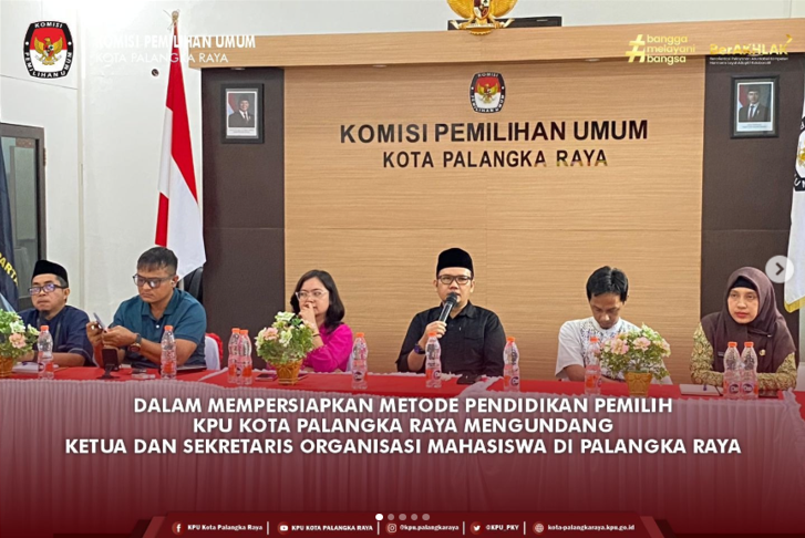 Dalam Mempersiapkan Metode Pendidikan Pemilih KPU Kota Palangka Raya