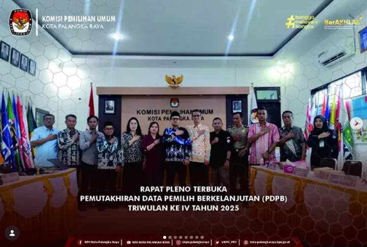 Rapat Pleno Terbuka Pemutakhiran Data Pemilih Berkelanjutan (PDPB) Triwulan Ke IV Tahun 2025
