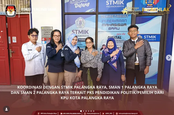 Koordinasi Dengan STMIK Palangka Raya, SMAN 1 Palangka Raya, dan SMAN 2 Palangka Raya