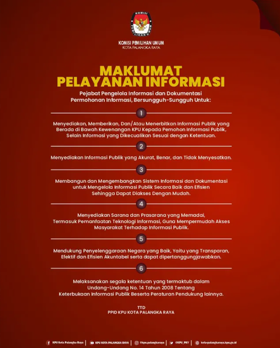 Maklumat Pelayanan Informasi