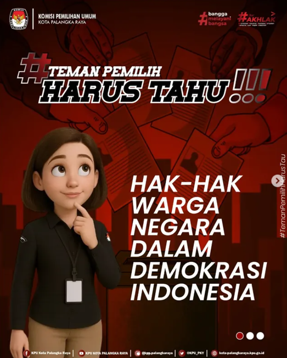 #TemanPemilih Harus Tahu!! Hak-Hak Warga Negara Dalam Demokrasi Indonesia