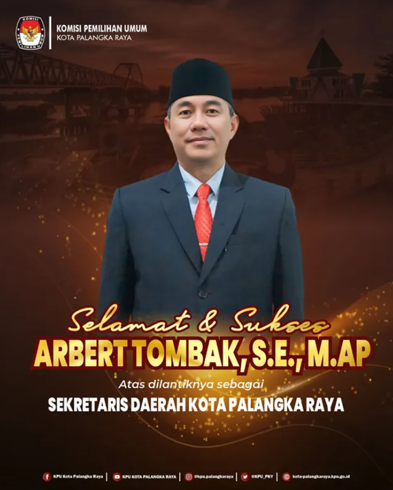 Selamat & Sukses Arbert Tombak, S.E, M. AP Atas Dilantiknya Sebagai Sekretaris Daerah Kota