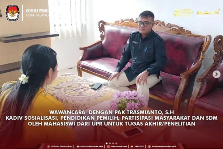 Wawancara dengan Pak Trasmianto, S.H Kadiv Sosialisasi, Pendidikan Pemilih, Partisipasi Masyarakat