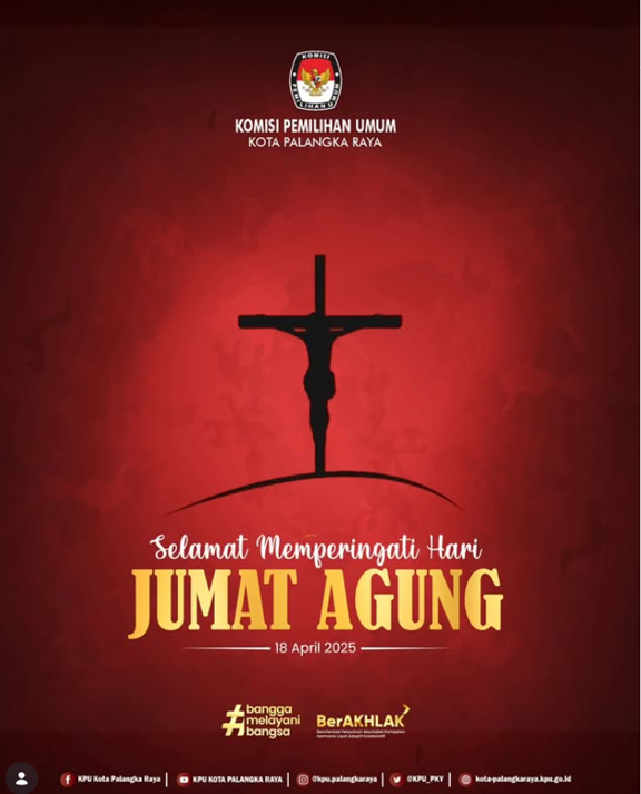 Selamat Memperingati Hari Jum'at Agung 18 April 2025
