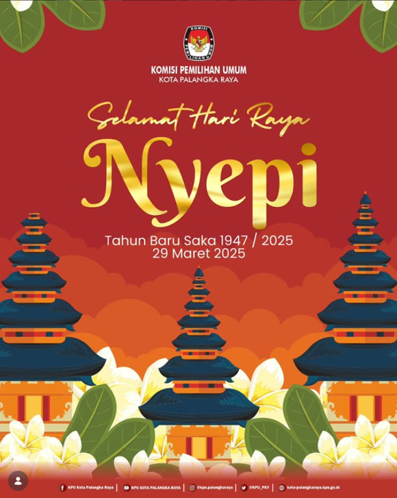 Selamat Hari Raya Nyepi Tahun Baru Saka 1947 / 2025, 29 Maret 2025