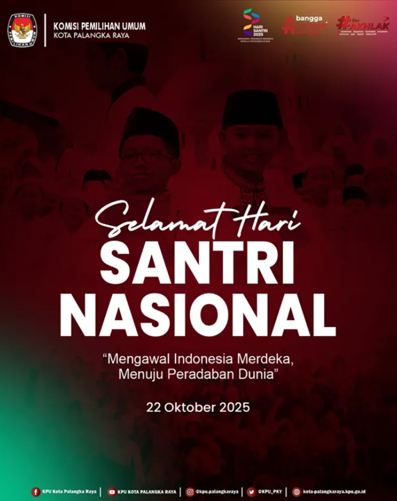Selamat hari Santri Nasional 22 Oktober 2025