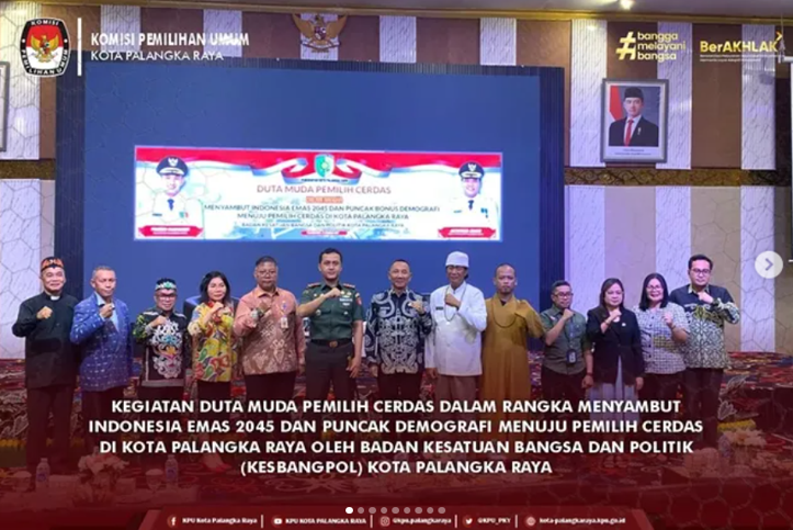 Kegiatan Duta Muda Pemilih Cerdas Dalam Rangka Menyambut Indonesia Emas 2045