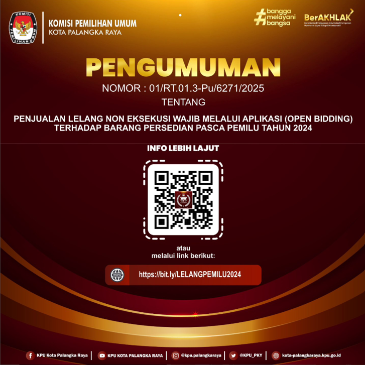pengumuman Penjualan Lelang Non Eksekusi Wajib Melalui Aplikasi