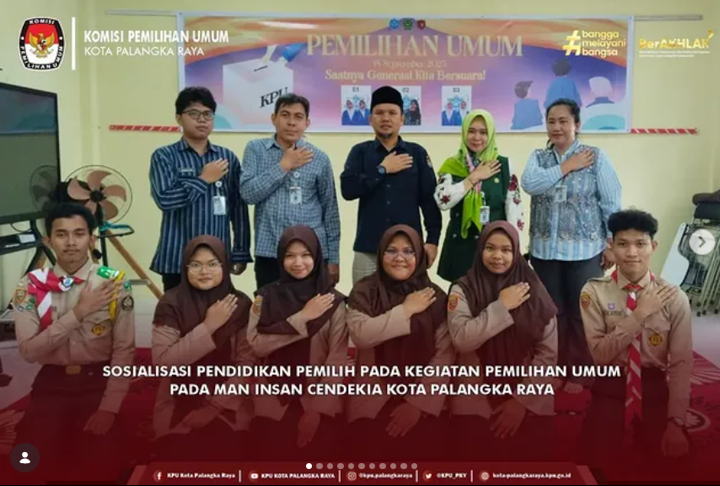 Sosialisasi Pendidikan Pemilih Pada Kegiatan Pemilihan Umum Pada MAN Insan Cendekia Kota