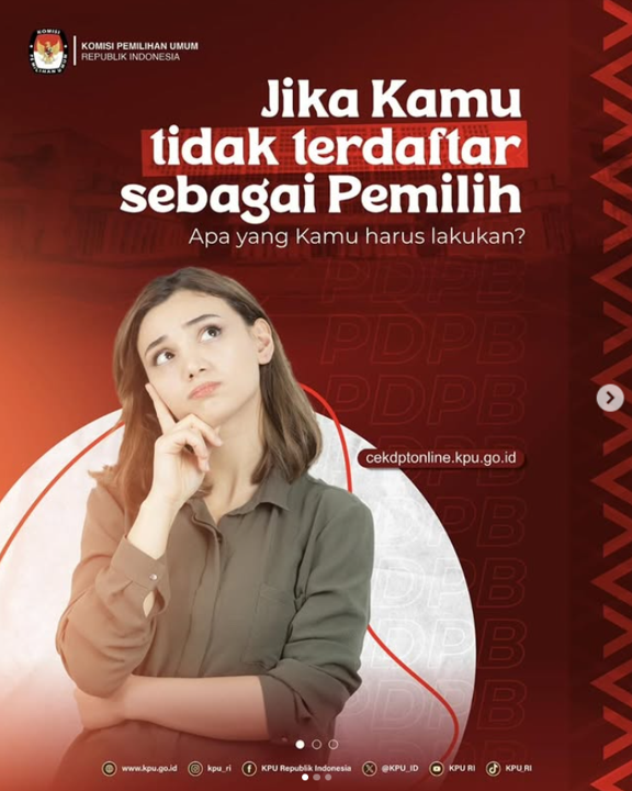 Jika Kamu Tidak Terdaftar Sebagai Pemilih, Apa yang Harus Kamu Lakukan?