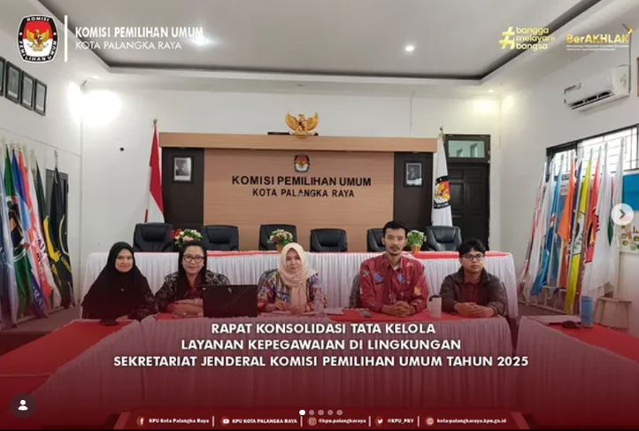 Rapat Konsolidasi Tata Kelola Sekretariat Jenderal Komisi Pemilihan Umum Tahun 2025