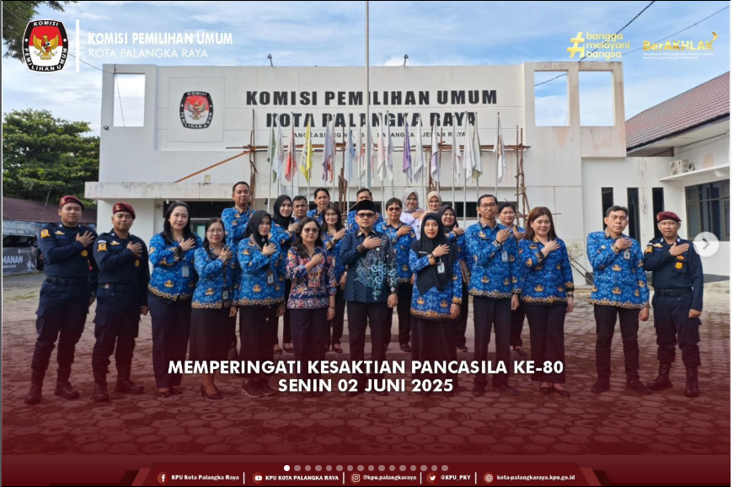 Memperingati Kesaktian Pancasila Ke-80, Senin 02 Juni 2025