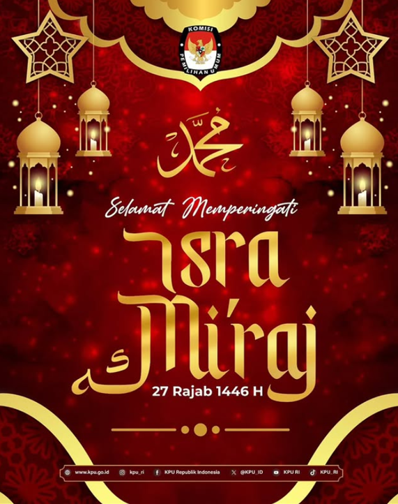 Selamat Memperingati Isra Mi'raj 27 Rajab 1446 H