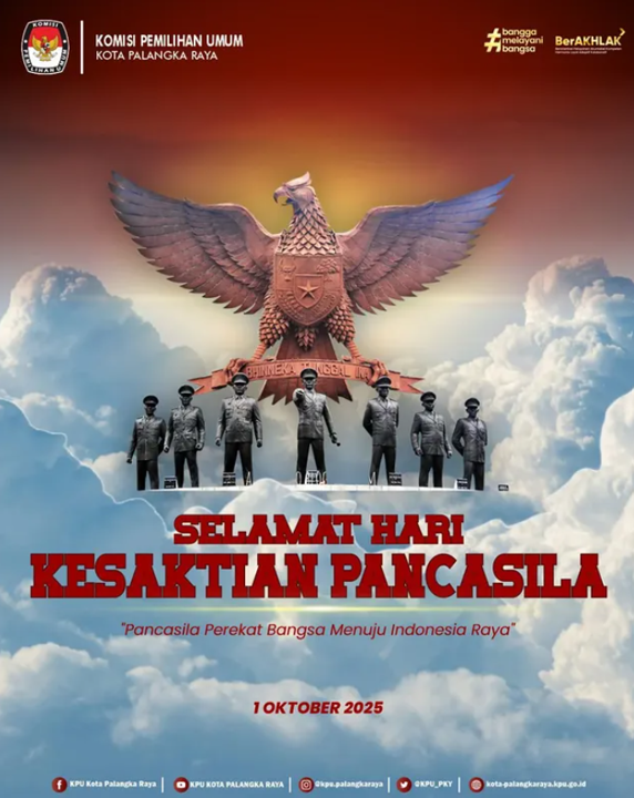 Selamat Hari Kesaktian Pancasila 1 Oktober 2025