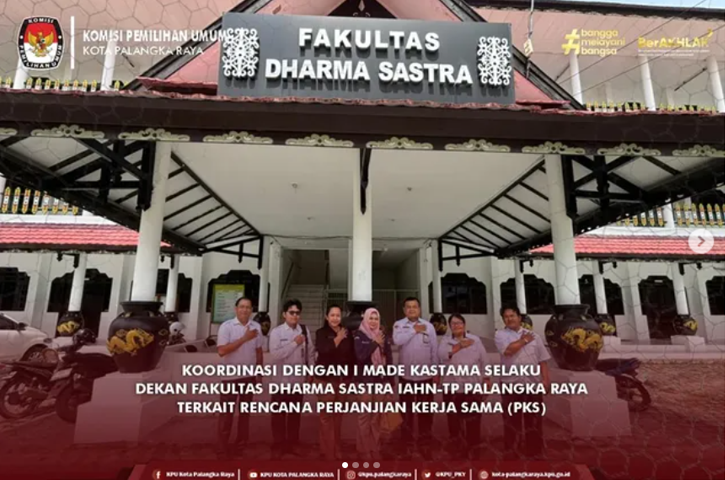 Koordinasi dengan I Made Kastama Selaku Dekan Fakultas Dharma Sastra IAHN-TP Palangka Raya