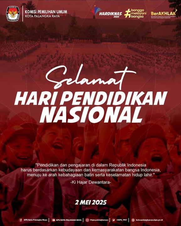 Selamat Hari Pendidikan Nasional 02 Mei 2025