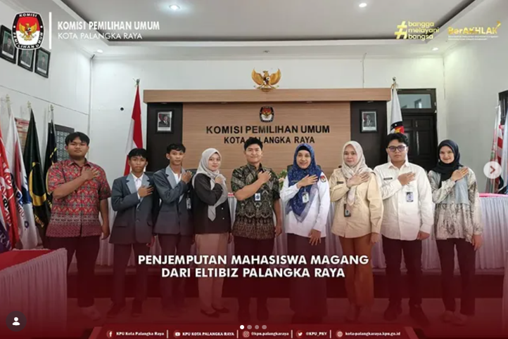 Penjemputan Mahasiswa Magang dari Eltibiz Palangka Raya