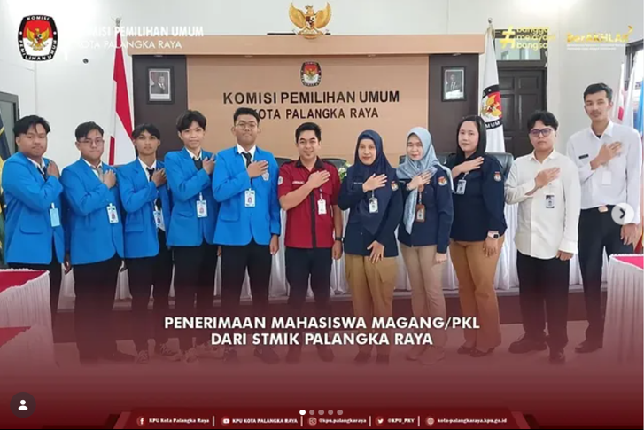 Penerimaan Mahasiswa Magang/PKL dari STMIK Palangka Raya