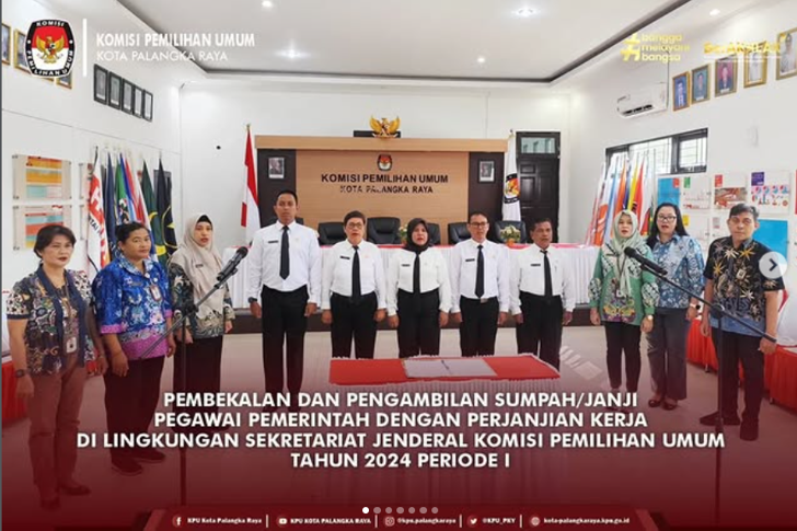 Pembekalan dan Pengambilan Sumpah/Janji Pegawai Pemerintah dengan Perjanjian Kerja di Lingkungan