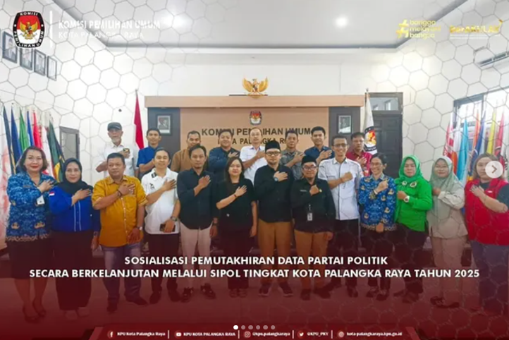 Sosialisasi Pemutakhiran Data Partai Politik Secara Berkelanjutan Melalui Sipol Tingkat Kota