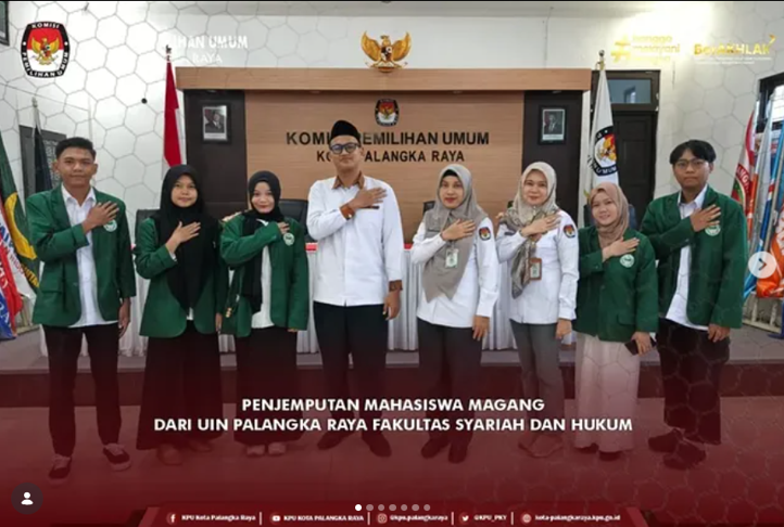 Pemjemputan Mahasiswa Magang dari UIN Palangka Raya Fakultas Syariah dan Hukum