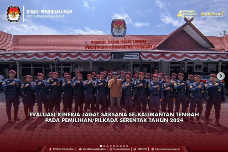 Evaluasi Kinerja Jagat Saksana Se-Kalimantan Tengah Pada Pemilihan/Pilkada Serentak Tahun 2024
