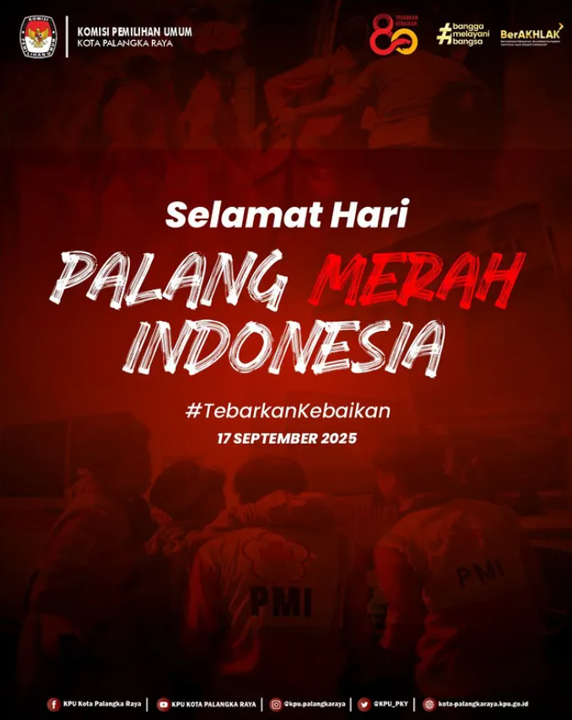 Selamat Hari Palang Merah Indonesia 17 September 2025