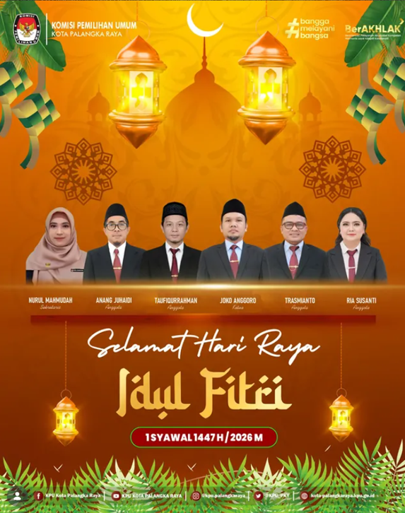 Selamat Hari Raya Idul Fitri 1 Syawal 1447 H/2026 M