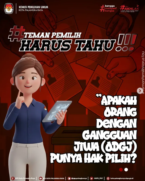 #TemanPemilih Harus Tahu!! Apakah Orang Dengan Gangguan Jiwa (ODGJ) Punya Hak Pilih?
