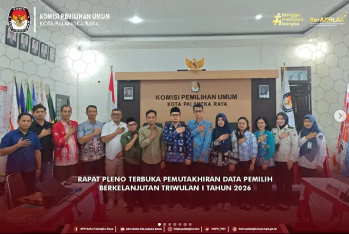 Rapat Pleno Terbuka Pemutakhiran Data Pemilih Berkelanjutan Triwulan 1 Tahun 2026