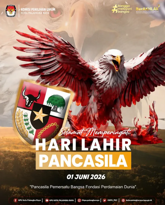 Selamat Memperingati Hari Lahir Pancasila 01 Juni 2026