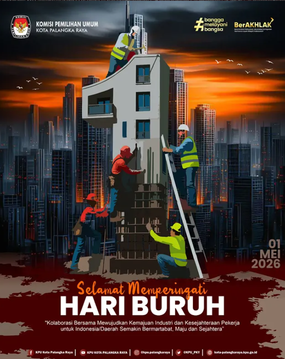 Selamat Memperingati Hari Buruh, 01 Mei 2026