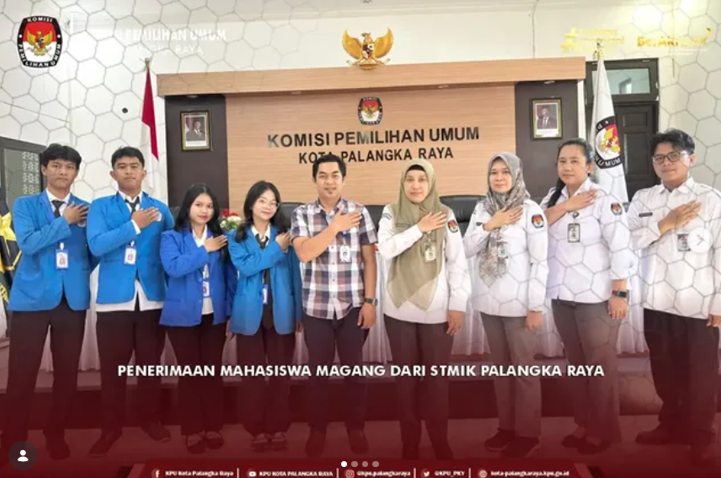 Penerimaan Mahasiswa Magang Dari STMIK Palangka Raya