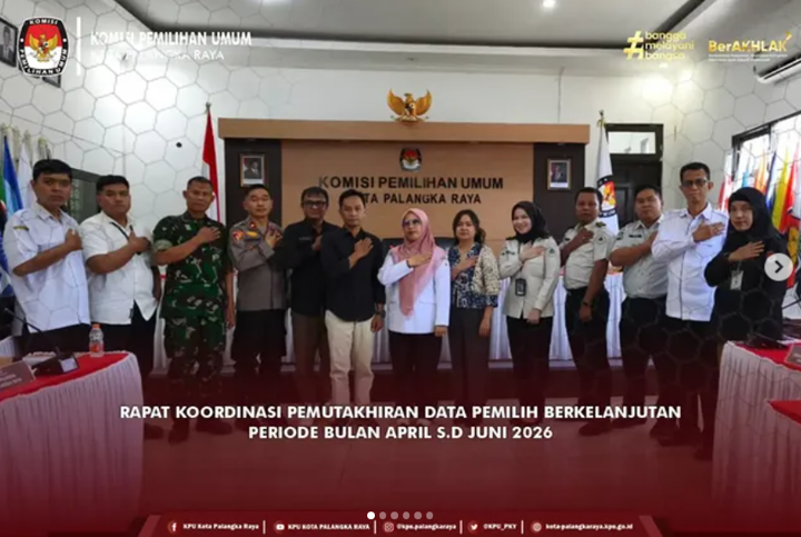 Rapat Koordinasi Pemutakhiran Data Pemilih Berkelanjutan Periode Bulan April S.D Juni 2026