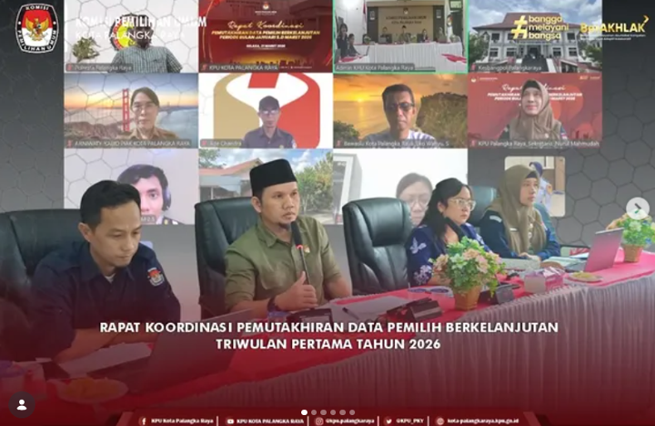 Rapat Koordinasi Pemutakhiran Data Pemilih Berkelanjutan Triwulan Pertama Tahun 2026
