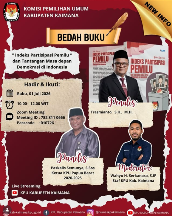 Bedah Buku "Indeks Partisipasi Pemilu" dan Tantangan Masa Depan Demokrasi di Indonesia