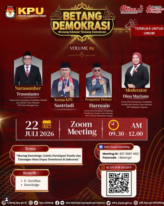 Zoom Meeting Betang Demokrasi Vol #4